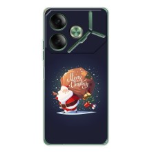 Чохол Санта Клаус для Tecno Pova 7 (Подарунки від Санти)