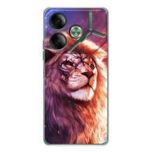 Чохол з картинкою ЛЕВ для Tecno Pova 7 (VPrint)