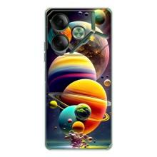 Чохол (ТПУ) з планетами на Tecno Pova 7 – Сонячна система