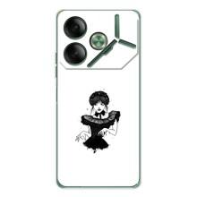 Чохли Венсдей на Tecno Pova 7 Уенсдей (AlphaPrint) (танець Венздей)