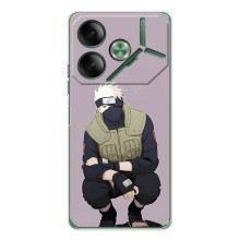 Чехол с символикой Аниме для Tecno Pova 7 (Герой Какаши)