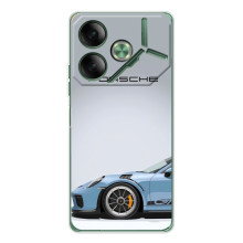 Чехол с авто Порше для Tecno Pova 7
