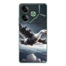 Чехол с мемом Тралалело тралала на Tecno Pova 7 (Бомбардини гусини)