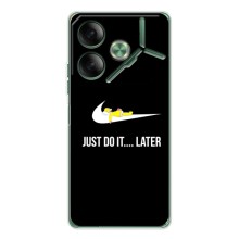 Чехол с логотипом Найк на Tecno Pova 7 (Nike just do it)