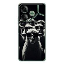 Чохол з принтом стильні тварини для Пова 7 (Овечка в окулярах)