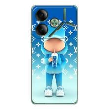 Крутые Чехлы Луи Виттон для Tecno Pova 7 (AlphaPrint) (Парень LV)