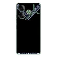 Силиконовый Чехол на Tecno Pova 7 – Воротник вышиванки