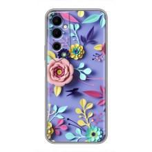 Чехлы с Цветами для Tecno POVA Neo 2 (VPrint) (Цветочный дизайн)