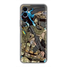 Чехлы с картинкой ЗСУ для Tecno POVA Neo 2 (AlphaPrint) (Воин ВСУ)