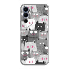 Чехлы с Котиками для Tecno POVA Neo 2 (VPrint) (Рисованные котики)