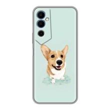 Чехлы с собаками для Tecno POVA Neo 2 (VPrint) (Корги)