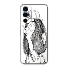 Чехол с печатью для Tecno POVA Neo 2 - (Мода) (AlphaPrint) (Фото девочки)