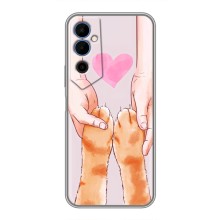 Чехол на Техно Пова Нео 2 с Котами (VPrint) (Любовь к котикам)
