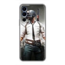 Чехол PUBG для Техно Пова Нео 2 (AlphaPrint) (Пабг мен)