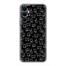 Чехол с принтом для Tecno POVA Neo 2 (AlphaPrint) Модные коты (Меленькие котики)