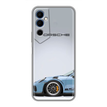 Чохол з авто Порше для Tecno POVA Neo 2 – Блакитний Порше