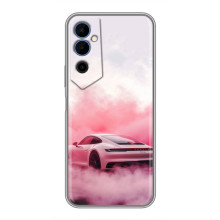 Чохол з авто Порше для Tecno POVA Neo 2 – Рожевий Порше