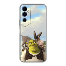 Чехол с мультфильмом Шрек на Tecno POVA Neo 2 – Шрек и осел