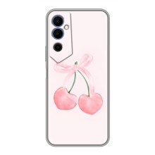 Чехол с розовым рисунком для Tecno POVA Neo 2 (Розовые вишни)