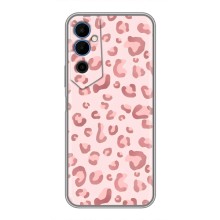 Чехол с розовым рисунком для Tecno POVA Neo 2 (Розовый леопард)