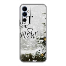 Новорічні, Святкові Чохли для Tecno POVA Neo 2 - 2024 год – Let it snow