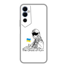 Защитные чехлы (Призрак Киева) для Tecno POVA Neo 2 (AlphaPrint) (Летчик Киева)