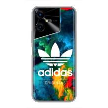 Чехлы Адидас для Tecno POVA Neo 3 (AlphaPrint) (Яркий Адидас)
