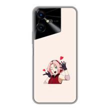 Чехлы Персонажи Аниме Наруто для Tecno POVA Neo 3 (AlphaPrint)