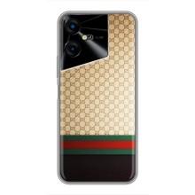Чехлы Бренд GUCCI для Tecno POVA Neo 3 – Фон Гуччи