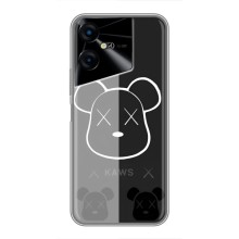 Чехлы для Tecno POVA Neo 3 - Bearbrick Louis Vuitton (PREMIUMPrint) – БеарБрик глаза