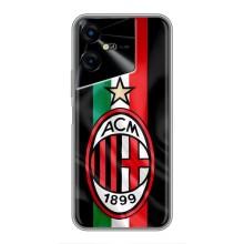 Чехлы для Tecno POVA Neo 3 (VPrint) - Футбольные клубы (ФК Милан)