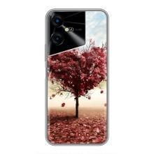Чехлы для любимой на Техно Пова Нео 3 (VPrint) (Дерево сердце)