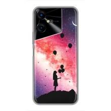 Чехлы для любимой на Техно Пова Нео 3 (VPrint) (С шариками)