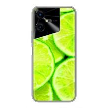 Чехлы с Фруктами для Tecno POVA Neo 3 (VPrint) (Лайм)