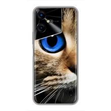 Чехлы с Котиками для Tecno POVA Neo 3 (VPrint) (Глаз кота)