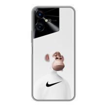 Чехлы с Обезьянами NFT для Tecno POVA Neo 3 (AlphaPrint) (обезьяна NFT Nike)