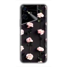 Чехлы с принтом Розочки для Tecno POVA Neo 3 – Розы