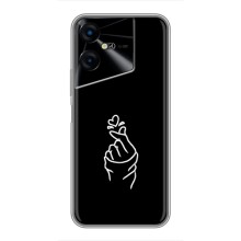 Чехлы (Знак сердечка) на Tecno POVA Neo 3 (Знак Сердечка)