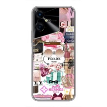 Чохол (Dior, Prada, YSL, Chanel) для Tecno POVA Neo 3 – Брендb