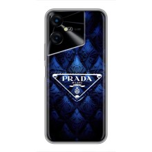 Чохол (Dior, Prada, YSL, Chanel) для Tecno POVA Neo 3 – Прада