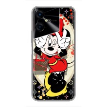 Чохол Disney Mouse Tecno POVA Neo 3 (PREMIUMPrint) (Мінні peace)