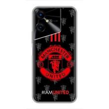 Чехол Манчестер Юнайтед для Техно Пова Нео 3 (AlphaPrint) (лого МЮ)