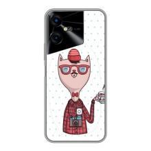 Чехол на тематику: Коты для Tecno POVA Neo 3 – Кот аристократ