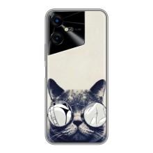 Чехол на тематику: Коты для Tecno POVA Neo 3 – Модный кот