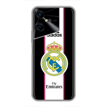 Чехол для Tecno POVA Neo 3 с принтом – Лого Real Madrid