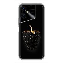 Чохол з зображенням смачної їжі для Tecno POVA Neo 3 – Чорна полуниця