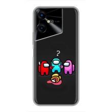 Чехол Амонг Ас для Tecno POVA Neo 3 (AlphaPrint) (Импостер)