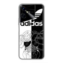 Чохол с стилі "Адідас" для Техно Пова нео 3 – Adidas шнурки