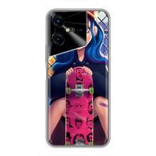 Чехол с картинкой Модные Девчонки Tecno POVA Neo 3 – Модная девушка