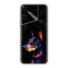 Бампер для Tecno POVA Neo 3 з картинкою "Песики" (Собака Мопсік)